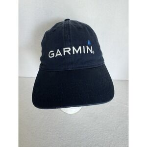 Garmin Slideback Baseball Hat Blue One Size Embroidered Adjustable Logo